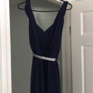 Beautiful navy blue express dress flash sale